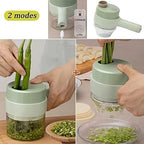 4-in-1 Handheld Electric Vegetable Chopper