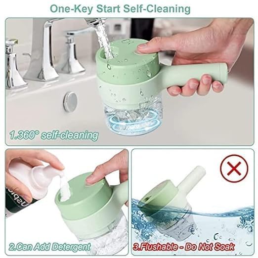 4-in-1 Handheld Electric Vegetable Chopper