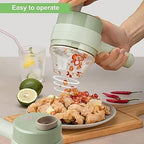 4-in-1 Handheld Electric Vegetable Chopper